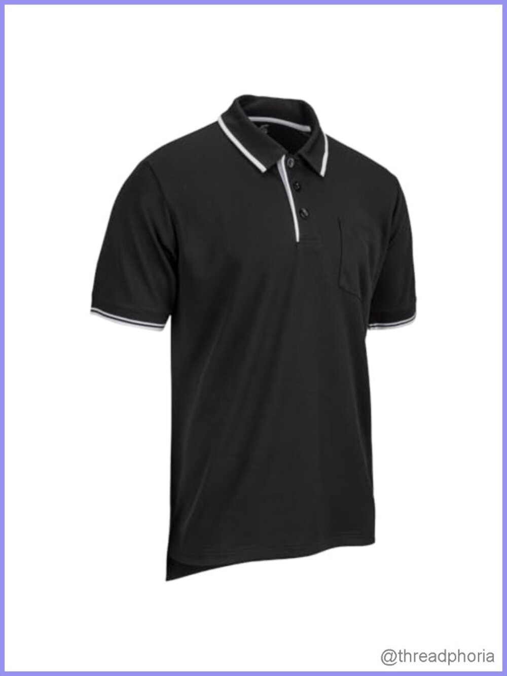 Umpire Polo with Dri-Gear Moisture Wicking, 100% Polyester, Short Sleeve
